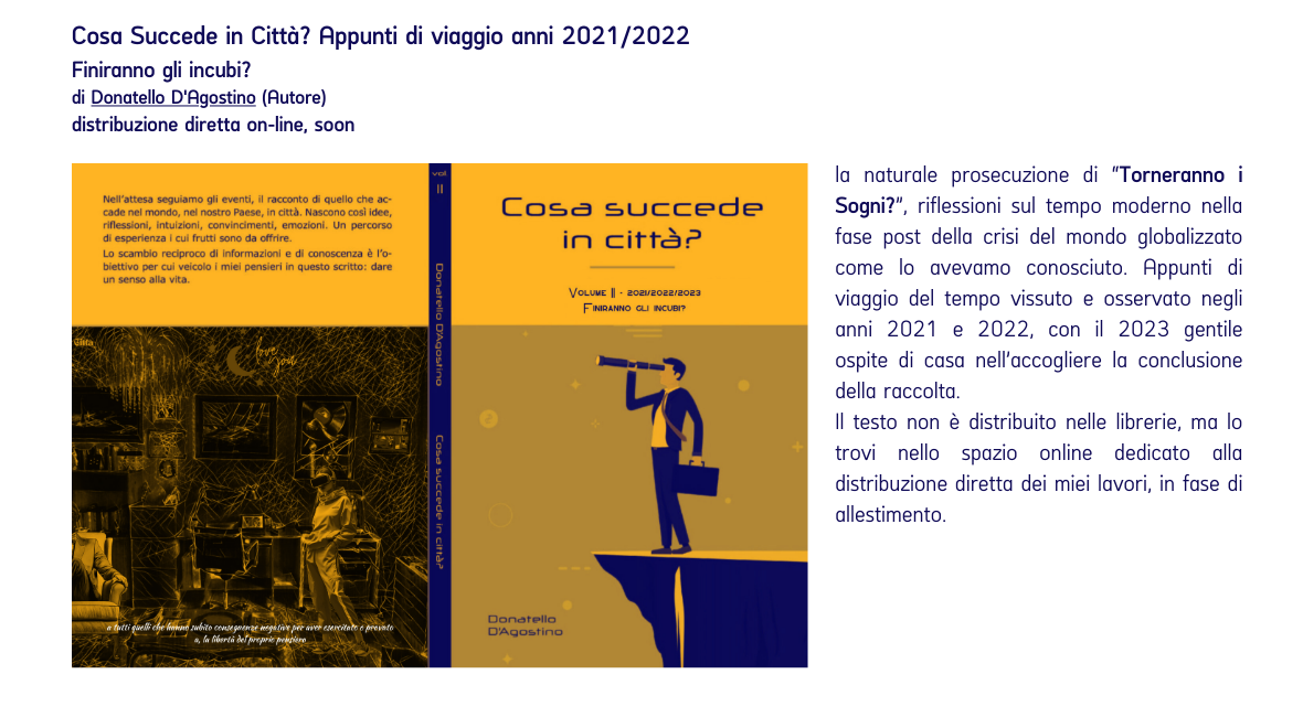 -Cosa Succede in Città- Volume II ristampa